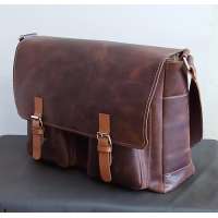 Genuine leather Messenger bag - Business bag - Laptop bag